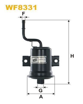 WIX FILTERS kuro filtras WF8331